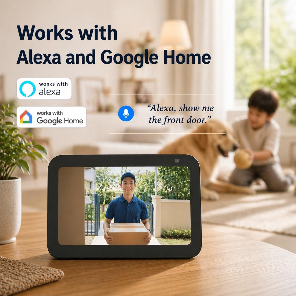 Doorbell Camera, Wireless Video Doorbell with Chime, Doorbell Gen 3 | Parcel Detection, Instant Motion Alerts, 2K HD, 180° View, Night Vision, Works with Alexa & Google Home, Wire-Free for Renter