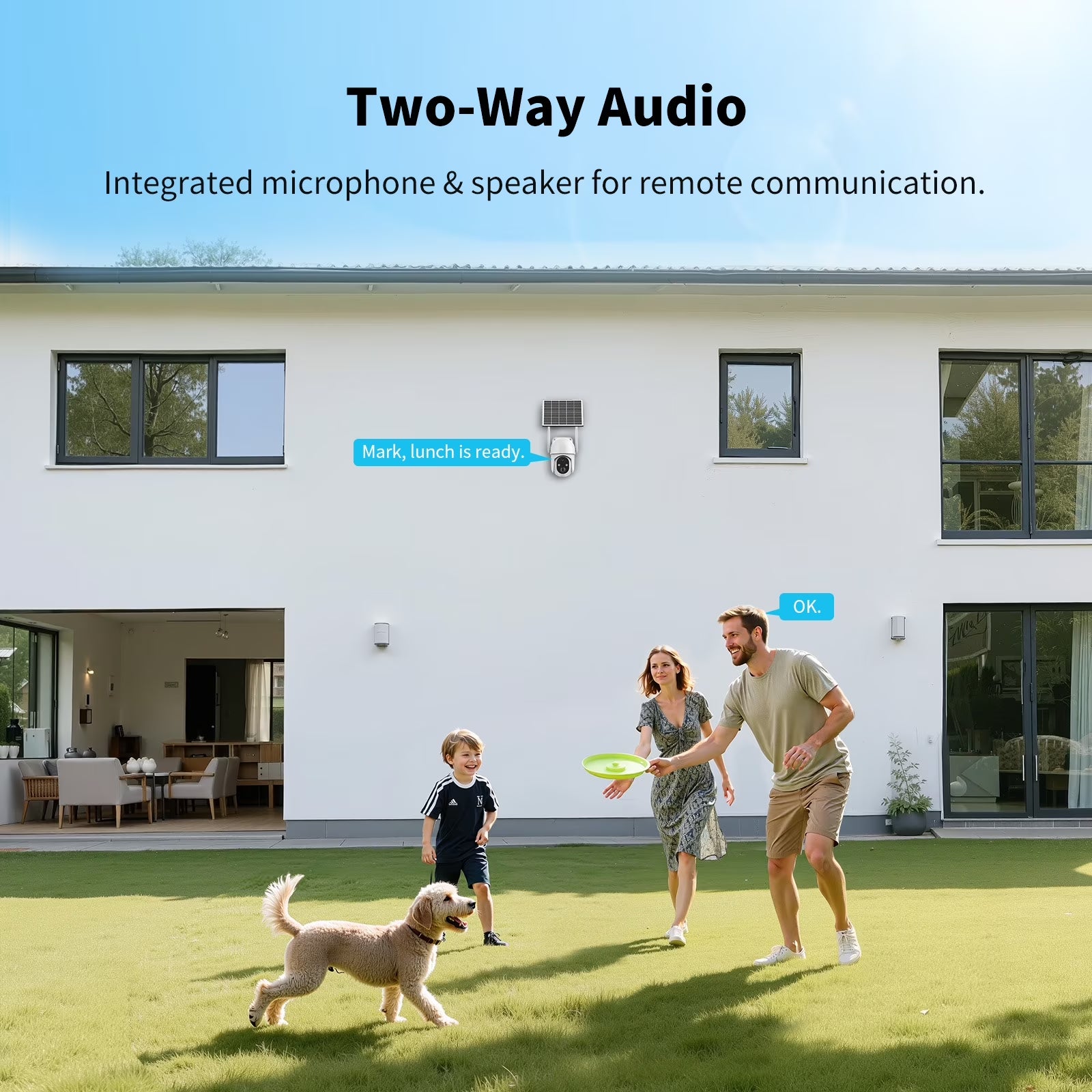 4G LTE Cellular Solar Security Camera Outdoor, 2K PTZ Wireless Security Camera with SIM Card, No Wifi Needed, AI Human Detection, Color Night Vision, 360° View