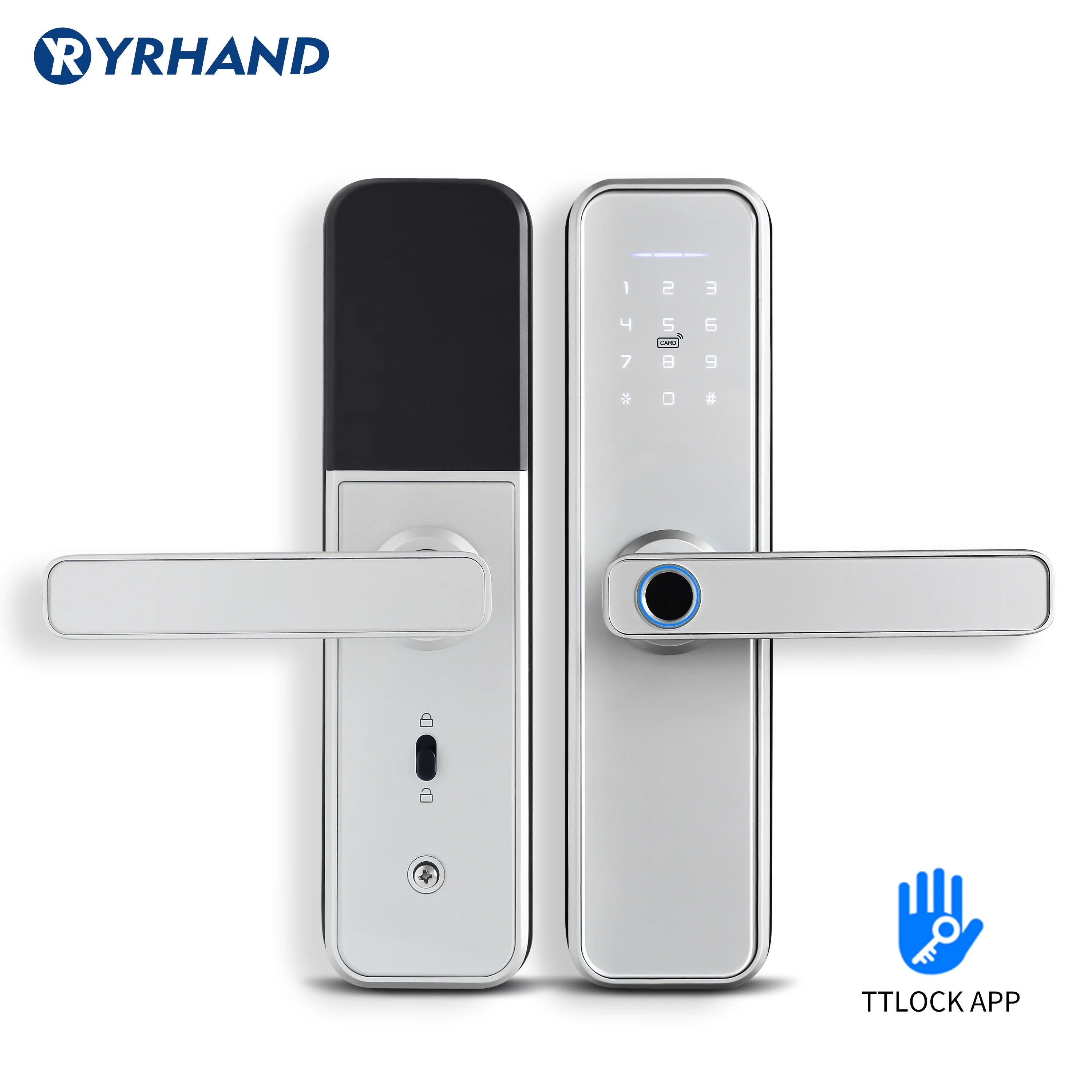 Ttlock App Wifi Smart Fingerprint Door Lock Smart Bluetooth Digital APP Keypad Code Keyless Electronic Door Lock