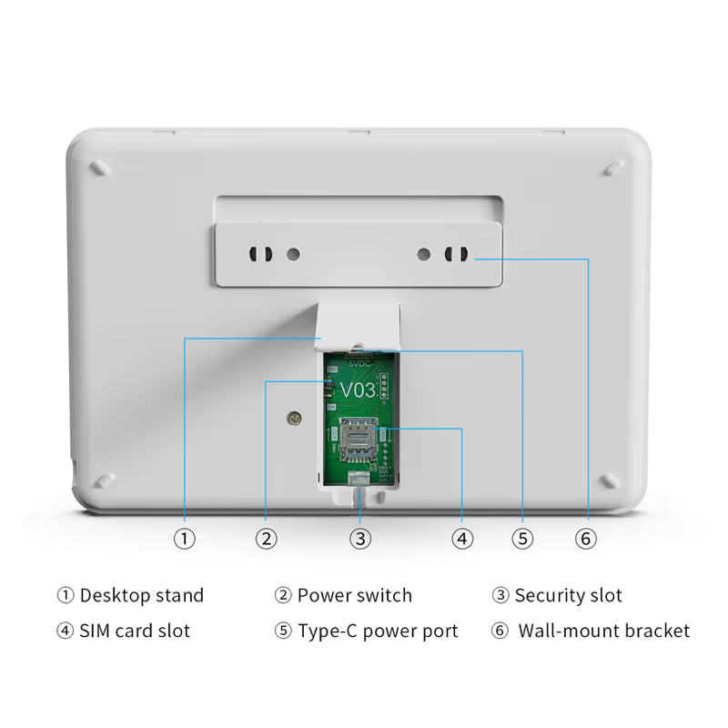 Smart Touch Alarm System – WiFi + GSM, RFID Access, Tuya App, Alexa Compatible
