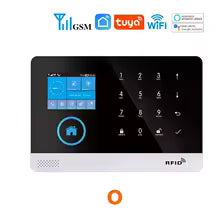 Smart Home Alarm System – WiFi + GSM, Motion Sensors, Tuya App, Alexa Compatible