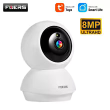 4K Smart Indoor Security Camera – 8MP, Auto Tracking, Two-Way Audio, Tuya App