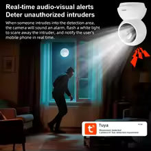 4K Smart Indoor Security Camera – 8MP, Auto Tracking, Two-Way Audio, Tuya App