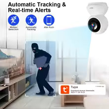 4K Smart Indoor Security Camera – 8MP, Auto Tracking, Two-Way Audio, Tuya App