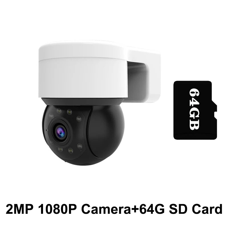 Outdoor Waterproof Wireless 1080P 2MP Camera Tuya Smart Life Home Security PTZ IP Zoom Dome Cameras CCTV Video Surveillance