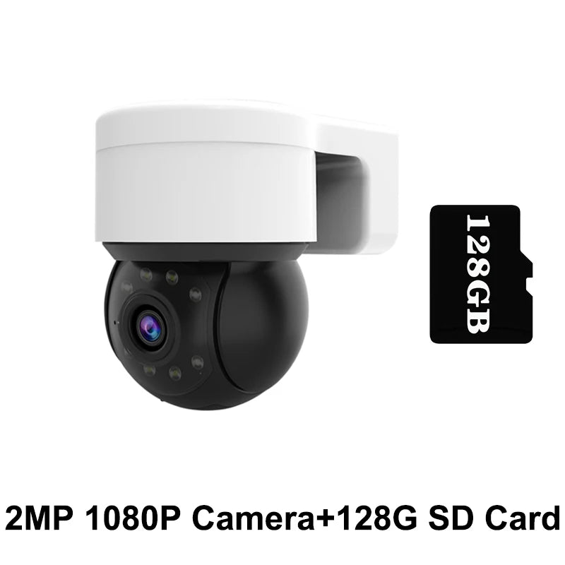 Outdoor Waterproof Wireless 1080P 2MP Camera Tuya Smart Life Home Security PTZ IP Zoom Dome Cameras CCTV Video Surveillance