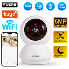 4K Smart Indoor Security Camera – 8MP, Auto Tracking, Two-Way Audio, Tuya App