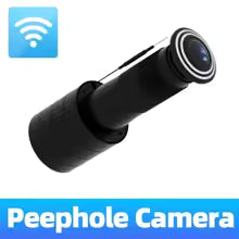 Smart Peephole Camera 3MP – 170° Wide Angle, Motion Detection, Tuya App