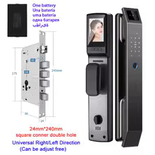 3D Face Recognition Smart Door Lock – Camera, Fingerprint, Keyless Entry, Tuya App