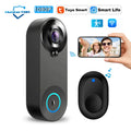 1080P Wireless Video Doorbell Camera Wifi Smart Door Bell Tuya Smart Home Security Motion Detect Night Vision Intercom Doorbell