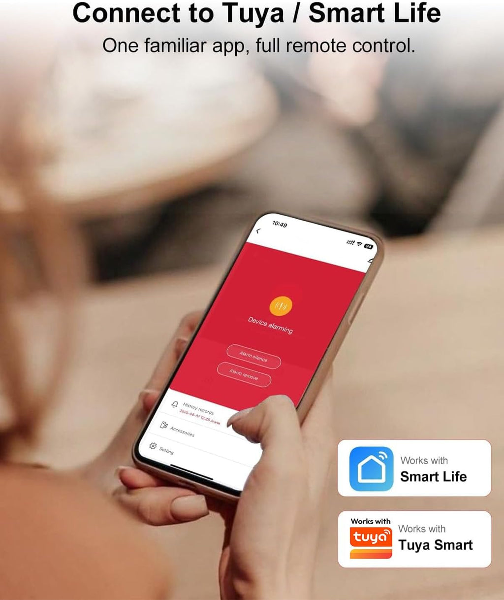 Alarm System for Home Security - Wireless Home Burglar Security System, Expandable, Standalone Keypad, Door/Window Sensors & Motion Detectors & Remote, App Alerts, No Monthly Fee, Alexa Compatible